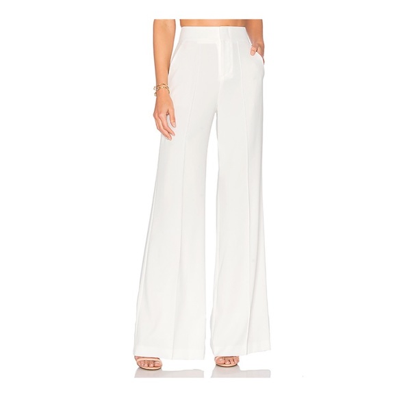 alice and olivia white pants